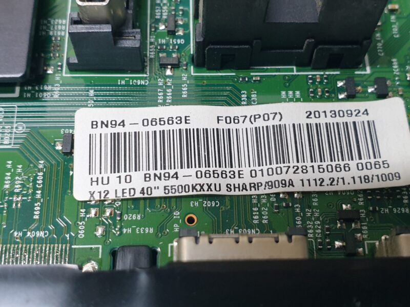 MAIN BOARD MB SAMSUNG UE40F5500AK TV BN41-01958A BN94-06563E SCREEN:LKH400D3HC1K - Image 3