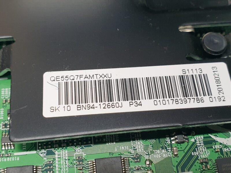 MAIN BOARD MB SAMSUNG QE55Q7FAMT 55" TV BN41-02572B BN94-11487J SCREEN:T550QVR10 - Image 3