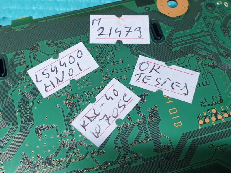 MAIN AV BOARD MB SONY KDL-40W705C TV 1-894-792-21 A2071728A SCREEN:LSY400HN01 - Image 4