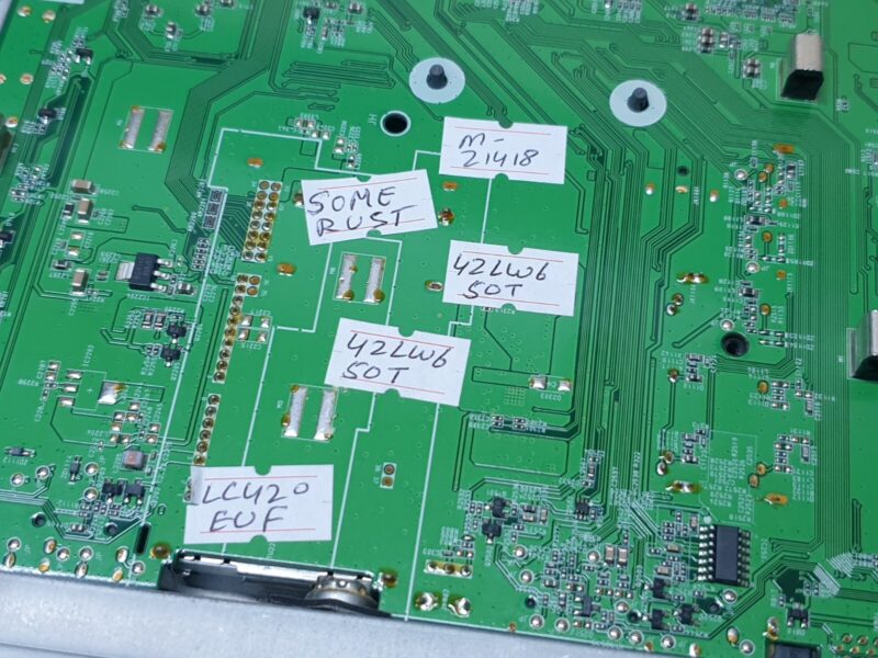 MAIN AV BOARD MB LG 42LW650T LED TV EAX63686303(3) EBT61577804 SCREEN:LC420EUF - Image 9