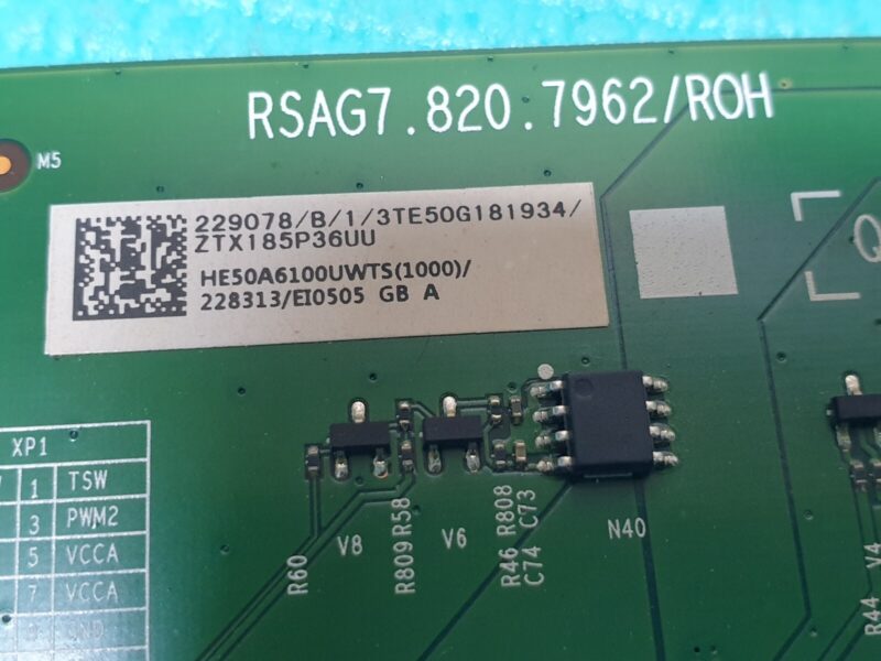 MAIN AV BOARD MB HISENSE H50AE6100UK LED TV RSAG7.820.7962/ROH SCREEN:T500QVN05 - Image 3