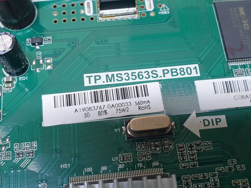 MAIN AV BOARD MB VELTECH VE32FO02UK LED TV TP.MS3563S.PB801 SCREEN:V500DJ6-E1 - Image 2