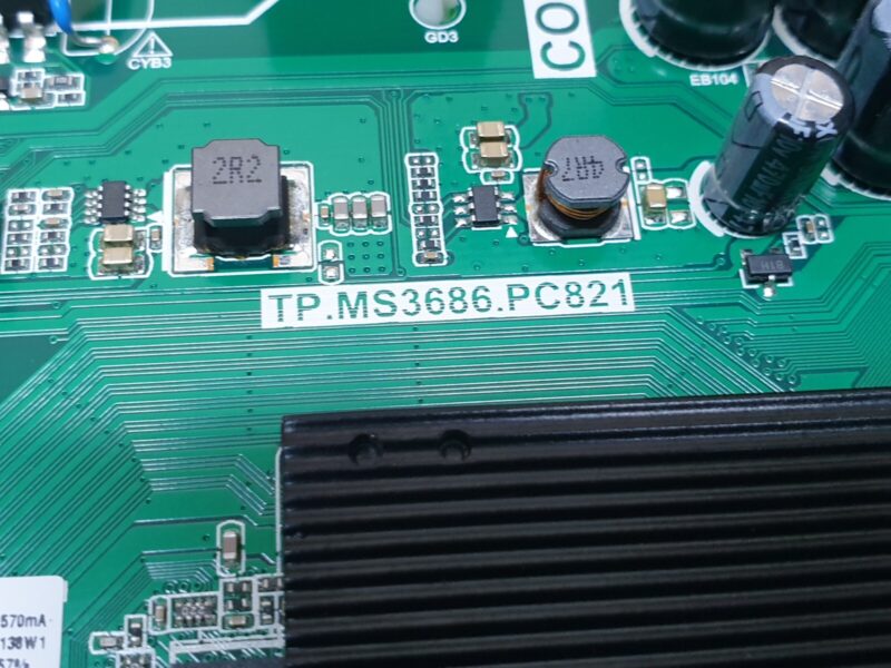 MAIN AV BOARD MB VELTECH VEL58UO01UK 58" LED TV TP.MS3686.PC821 SCREEN:V580DJ4 - Image 2