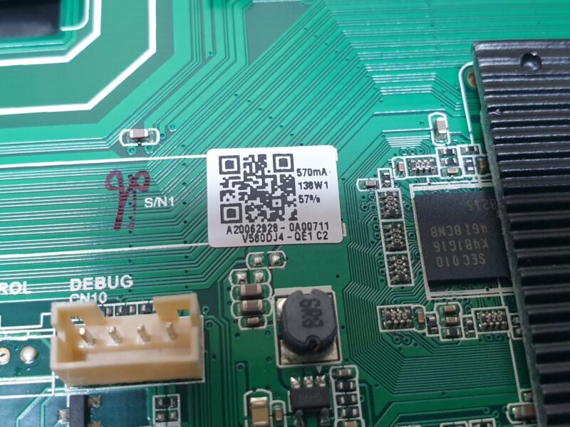 MAIN AV BOARD MB VELTECH VEL58UO01UK 58" LED TV TP.MS3686.PC821 SCREEN:V580DJ4 - Image 3