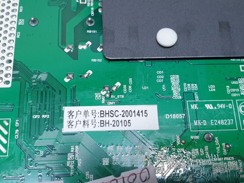MAIN AV BOARD MB VELTECH VEL58UO01UK 58" LED TV TP.MS3686.PC821 SCREEN:V580DJ4 - Image 4