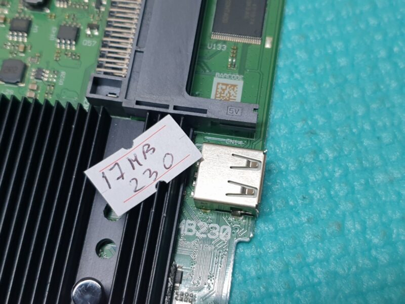 MAIN AV BOARD MB TOSHIBA 50UL2B63DB TV VESTEL 17MB230 23722912 SCREEN:CC500PV7D - Image 2