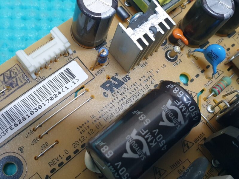 POWER SUPPLY BOARD LG 32LN575V 32" LED TV EAX64905001(2.7) EAY62810301 REV 3.0 - Image 3