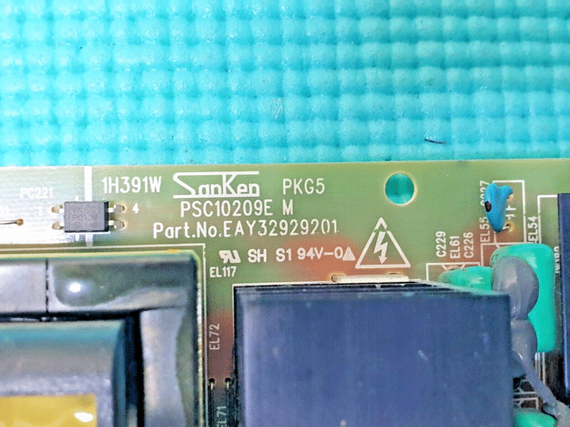POWER SUPPLY PSU LG 60PF95 60" PLASMA TV EAY32929201 PSC10209E M PKG5 1H391W - Image 2