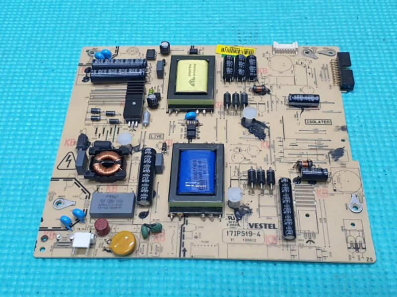 POWER SUPPLY PSU TOSHIBA 32D1333DB 32W1333D 32" LED TV VESTEL 17IPS19-4 23072580