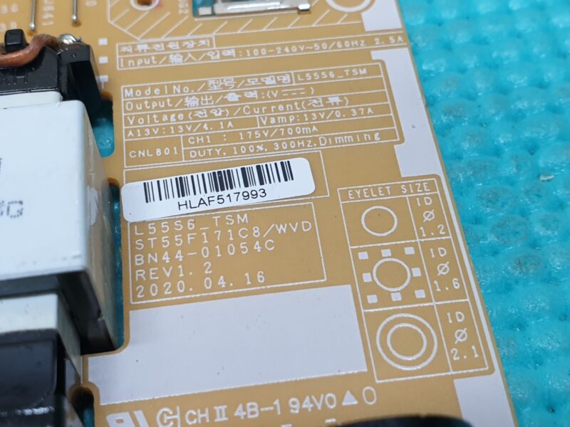POWER SUPPLY PSU FOR SAMSUNG UE58AU7100K UE58TU7100K TVs BN44-01054C L55S6_TSM - Image 4