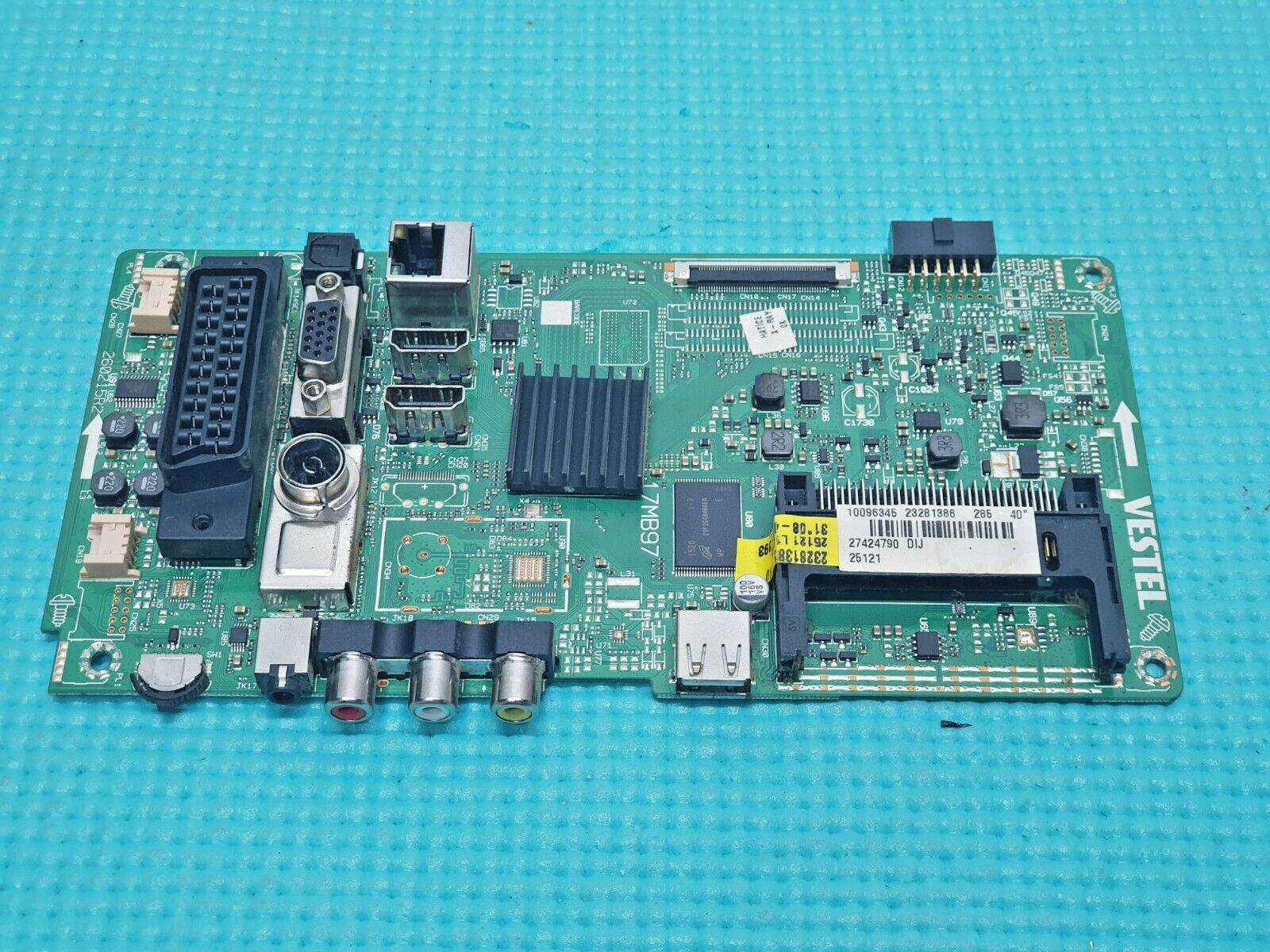 MAIN BOARD MB PANASONIC TX-40C300B TV VESTLE 17MB97 23281386 SCREEN:LSC400HM10