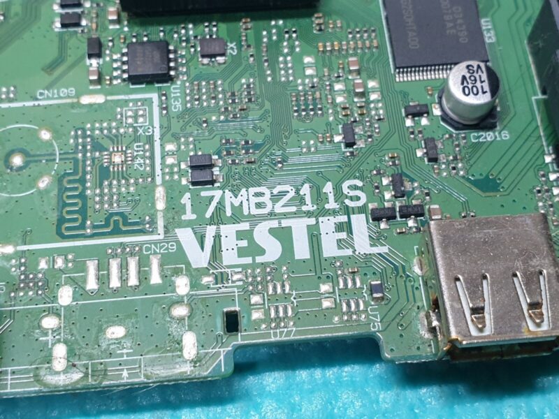 MAIN AV BOARD MB BUSH DLED32HDSB TV VESTEL 17MB211S 23620937 SCREEN: LSC320AN10 - Image 2