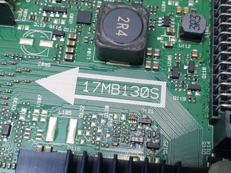 MAIN AV BOARD MB JVC LT-40C890 LED TV VESTEL 17MB130S 23543355 SCREEN:LSC400FN05 - Image 2