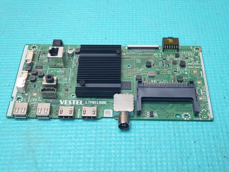 MAIN AV BOARD MB HITACHI 58HK6200U TV VESTEL 17MB180E 23757286 SCREEN:CC580PV5D