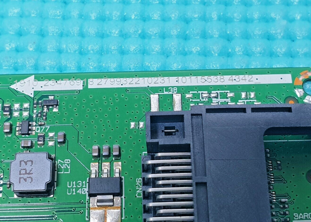 MAIN BOARD MB HITACHI 32HB16T61U A TV VESTLE 17MB211 23476918 SCREEN:LSF320AN09 - Image 4