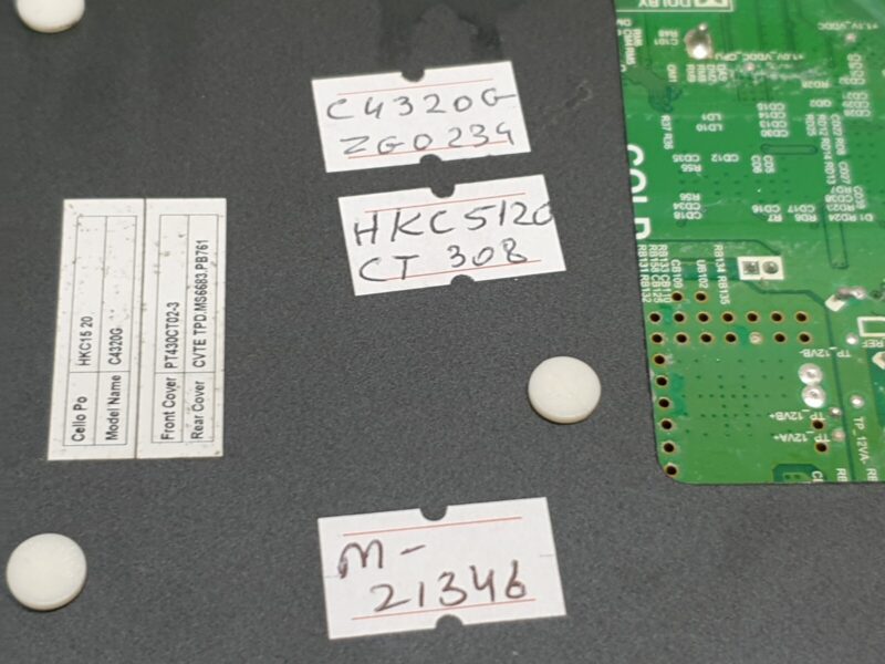 MAIN AV BOARD MB CELLO C4320G/ZG0234 LED TV TPD.MS6683.PB761 SCREEN:HKC5120CT - Image 6