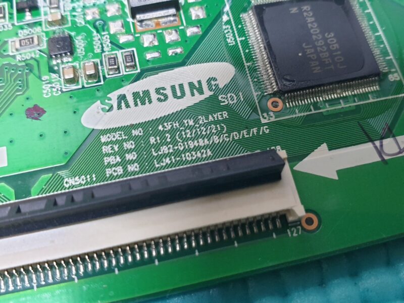YSUS Y-MAIN BOARD SAMSUNG PS43F4500AW 43" PLASMA TV LJ41-10342A LJ92-01948A - Image 3