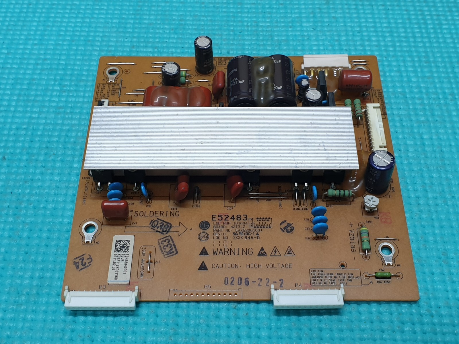 ZSUS Z-MAIN BOARD LG 42PT353K PLASMA 42" TV EBR68342001 EAX62081001