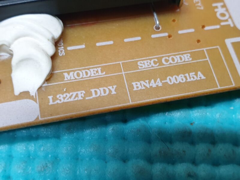 POWER SUPPLY PSU FOR SAMSUNG UE32F6200AK 32" LED TV BN44-00615A L32ZF_DDY REV1.1 - Image 3