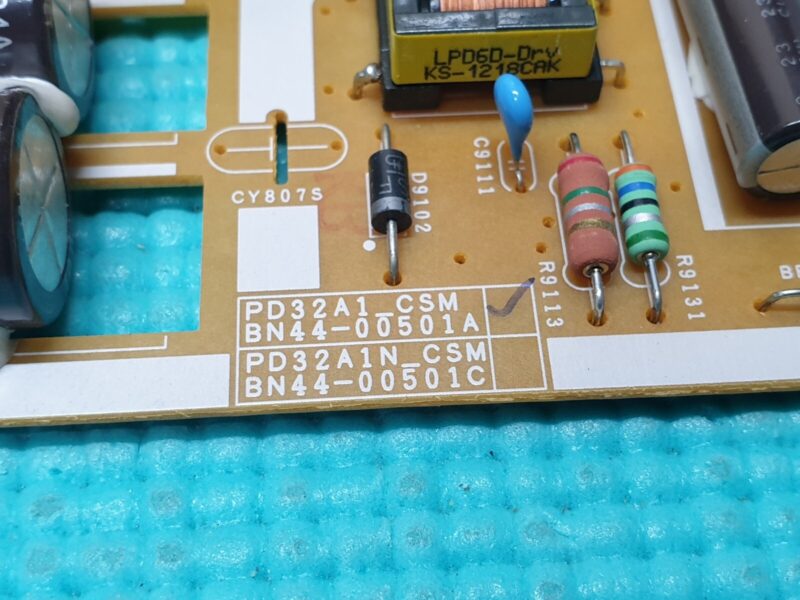 POWER SUPPLY PSU SAMSUNG UE32ES5500K LED TV BN44-00501A  PD32A1_CSM - Image 2