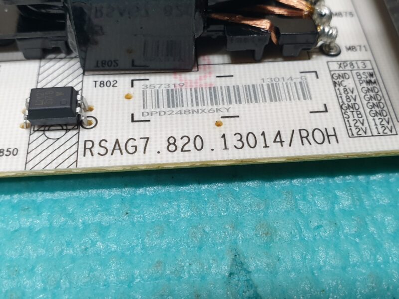 POWER SUPPLY PSU HISENSE 55U7NQTUK 55" LED TV RSAG7.820.13014/ROH DPD248NX6KY - Image 2