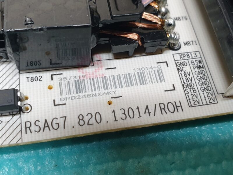 POWER SUPPLY PSU HISENSE 55U7NQTUK 55" LED TV RSAG7.820.13014/ROH DPD248NX6KY - Image 3