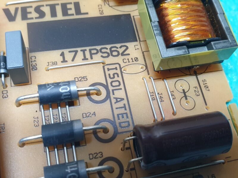 POWER SUPPLY PSU FOR JVC LT-43CF330 43" LED TV VESTEL 17IPS62 23892874 - Image 2