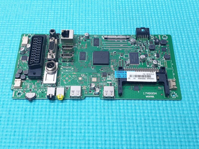 MAIN AV BOARD MB HITACHI 50HYT62UB TV VESTEL 17MB95M 23224664 SCREEN:LC500DUJ