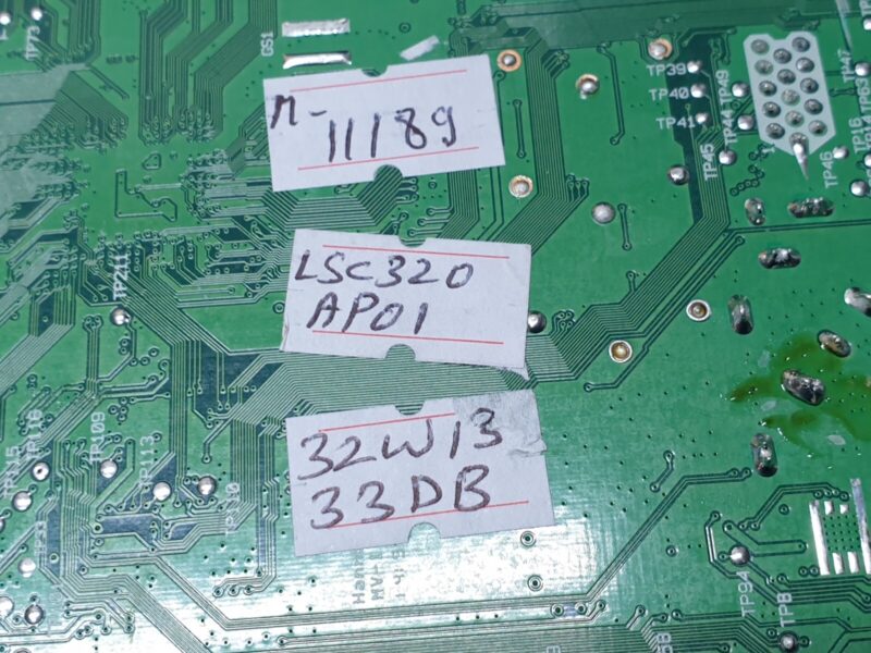MAIN AV BOARD MB TOSHIBA 32W1333DB LED TV 17MB95S-1 23161107 SCREEN:LSC320AP01 - Image 4