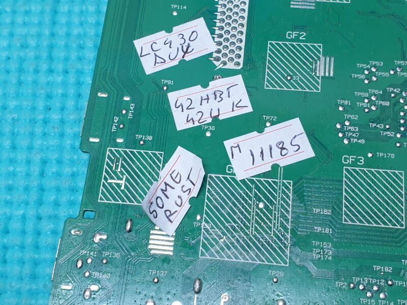 MAIN AV BOARD MB HITACHI 42HBT42UK 42" LED TV 17MB97 23284749 SCREEN:LC430DUX - Image 5