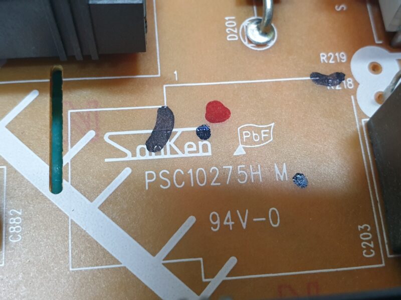 POWER SUPPLY PSU FOR PANASONIC TX-L32X15B 32" LCD TV N0AC3FJ00001 PSC10275H M - Image 3