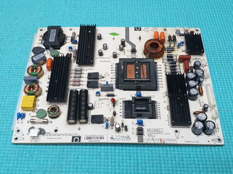 POWER SUPPLY PSU FOR LINSAR 65UHD110 65" TV AMP5865TL-GD70-JXT REV:1.0