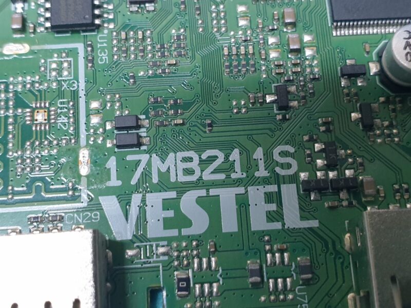 MAIN AV BOARD MB HITACHI 32HB26T61U LED TV 17MB211S 23507696 SCREEN:LSC320AN10 - Image 2
