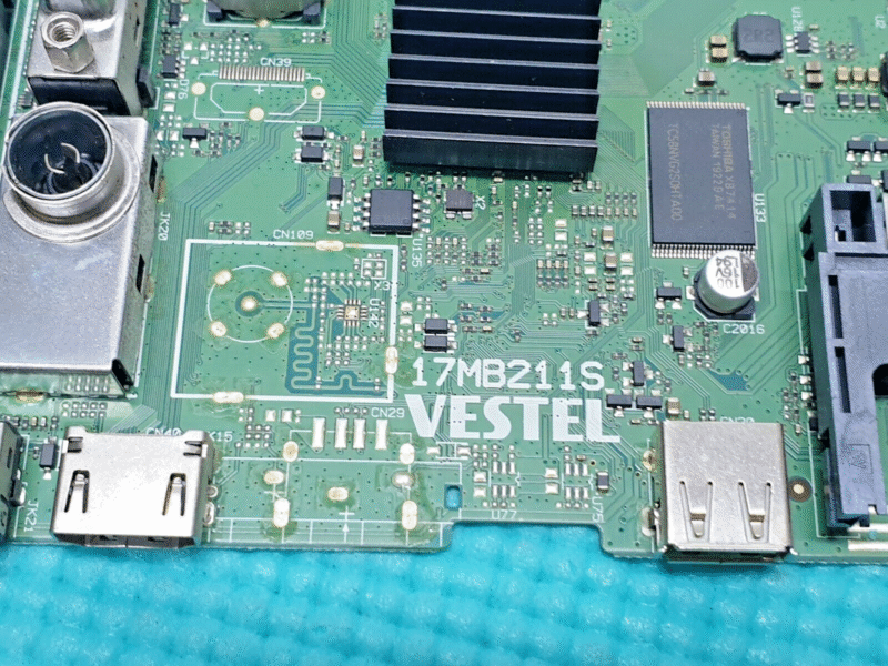 MAIN AV BOARD MB BUSH DLED32HDS LED TV VESTEL 17MB211S 23597586 SCREEN:ST3151A05 - Image 2