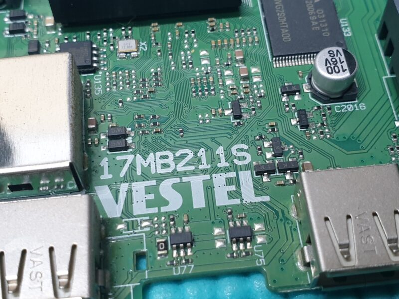 MAIN AV BOARD MB TOSHIBA 32WL2A63DB 32" TV 17MB211S 23638041 SCREEN:PT320AT02 - Image 2