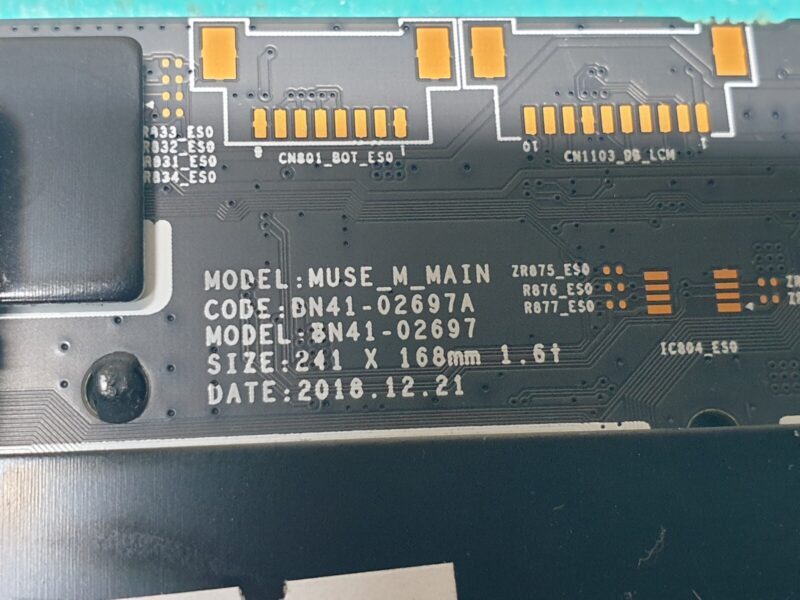 MAIN AV BOARD MB SAMSUNG QE55Q90RAT TV BN41-02697A BN94-14077D SCREEN:LSF550FF10 - Image 2