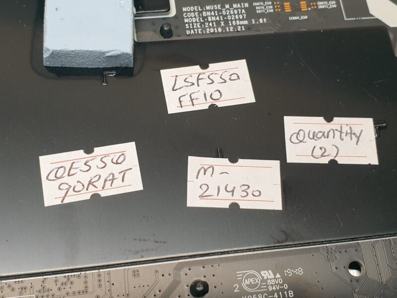 MAIN AV BOARD MB SAMSUNG QE55Q90RAT TV BN41-02697A BN94-14077D SCREEN:LSF550FF10 - Image 4
