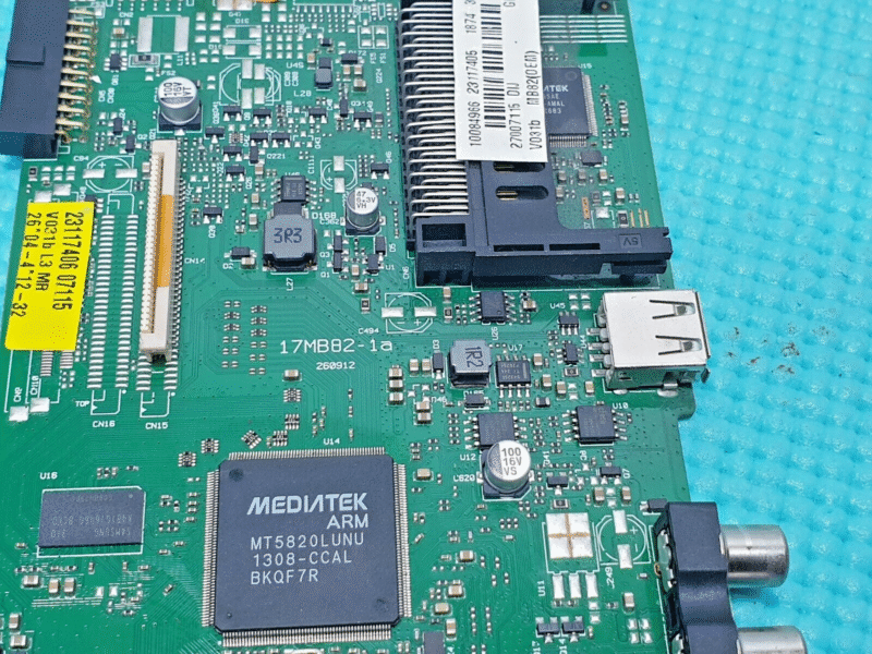 MAIN AV BOARD MB CLECUS DLED32167HD LED TV 17MB82-1A 23117405 SCREEN:LC320DXE - Image 2