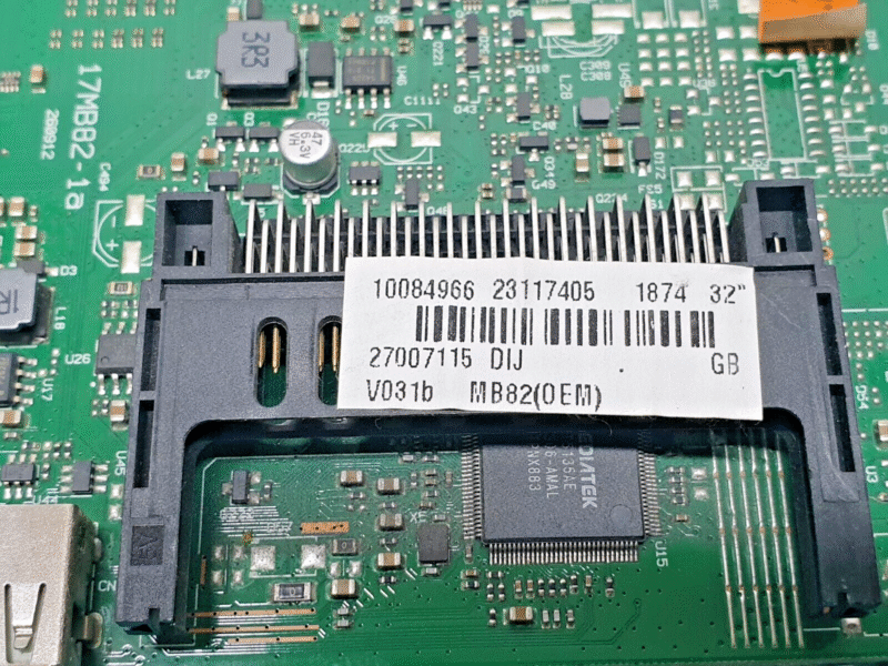 MAIN AV BOARD MB CLECUS DLED32167HD LED TV 17MB82-1A 23117405 SCREEN:LC320DXE - Image 3