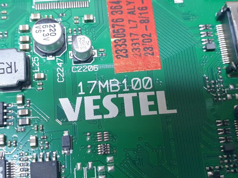 MAIN BOARD MB DIGIHOME 48300UHDLEDCNTD LED TV 17MB100 23330575 SCREEN:LSC480FN02 - Image 2