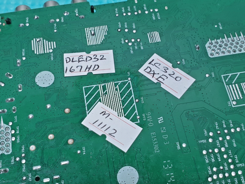 MAIN AV BOARD MB CLECUS DLED32167HD LED TV 17MB82-1A 23117405 SCREEN:LC320DXE - Image 4