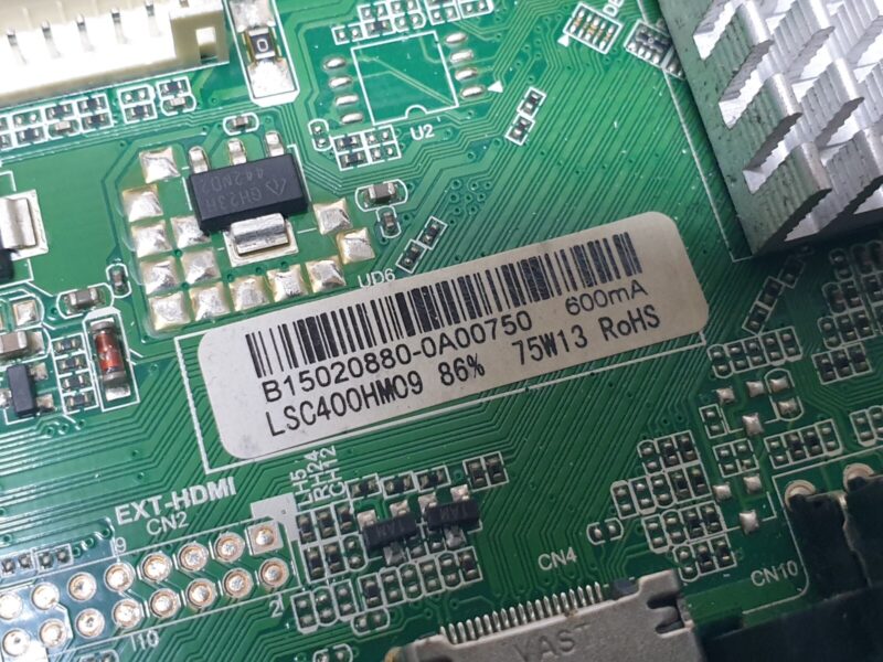 MAIN AV BOARD MB BLAUPUNKT 40/133Z-WB 40" LED TV TP.MS6308.P83 SCREEN:LSC400HN01 - Image 3