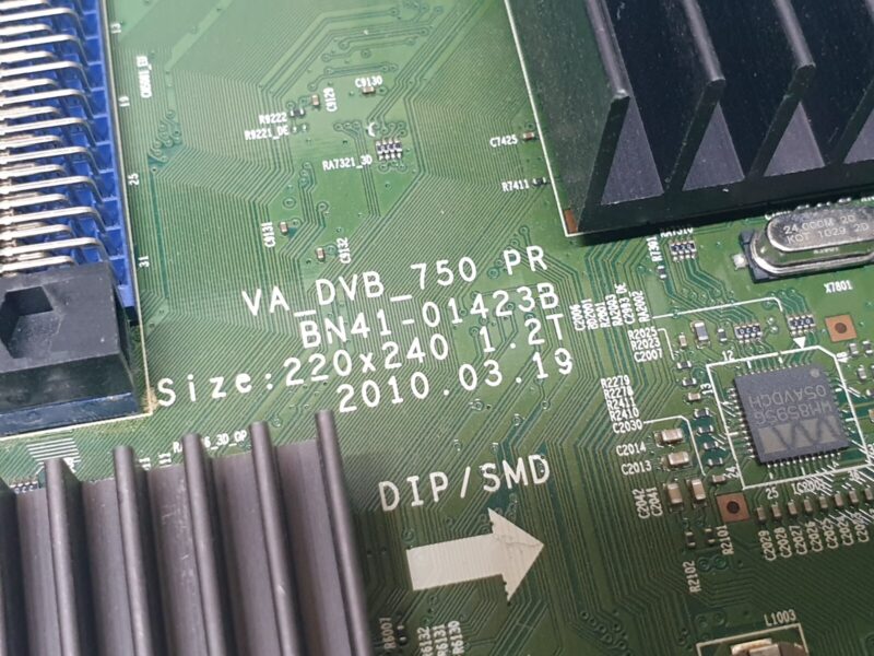 MAIN BOARD MB SAMSUNG LE46C750R2K TV BN41-01423B BN94-03388F SCREEN:LTF460HQ01 - Image 2