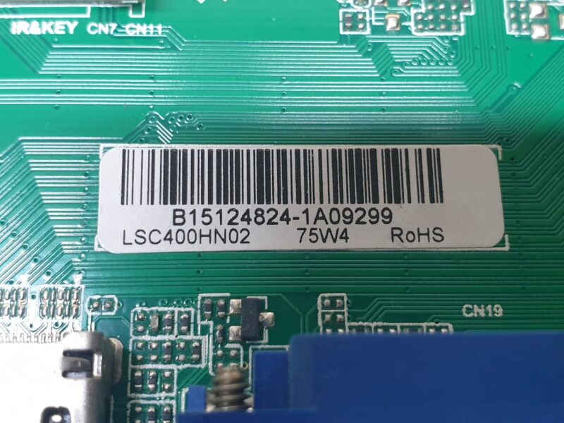 MAIN AV BOARD MB SHARP LC-40CFE6351K 40" LED TV TP.MS6308.PB711 SCREEN:LSC40HN02 - Image 3