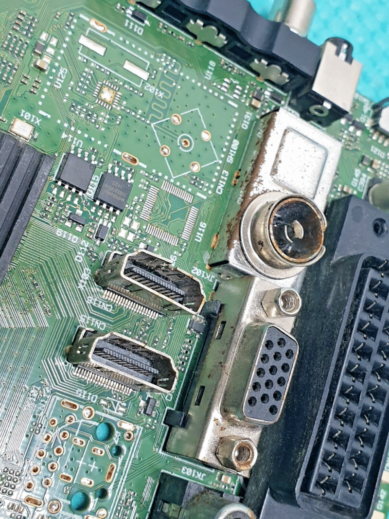 MAIN AV BOARD MB BUSH DLED40125FHD LED TV VESTEL 17MB55 23224120 SCREEN:V400HJ6 - Image 2