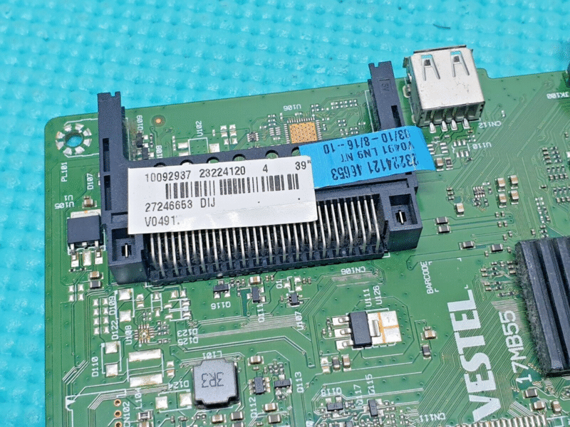 MAIN AV BOARD MB BUSH DLED40125FHD LED TV VESTEL 17MB55 23224120 SCREEN:V400HJ6 - Image 4