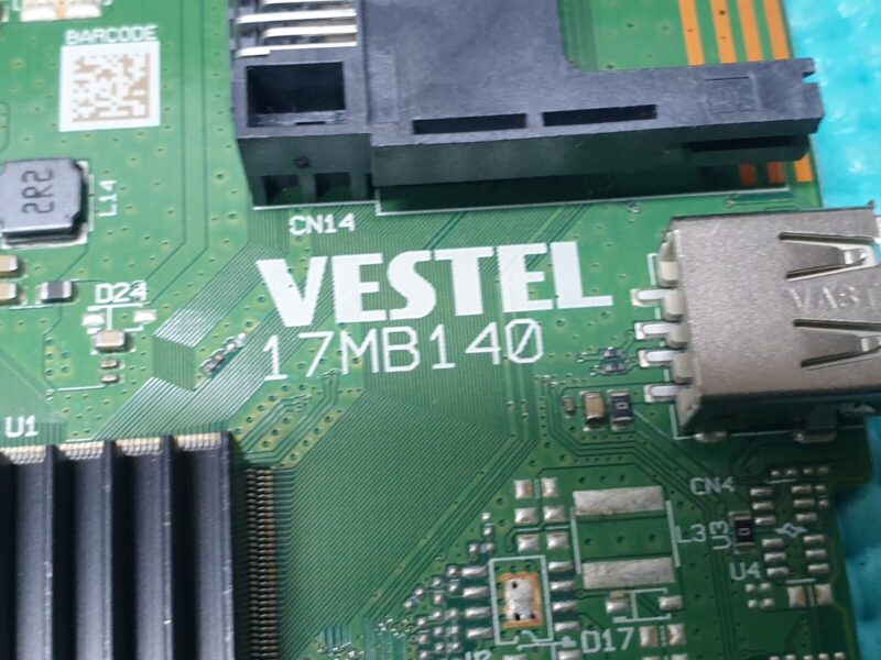 MAIN BOARD MB BUSH DLEDD32265HDDVDBX TV VESTEL 17MB140 23494883 SCREEN:T320XVN02 - Image 2