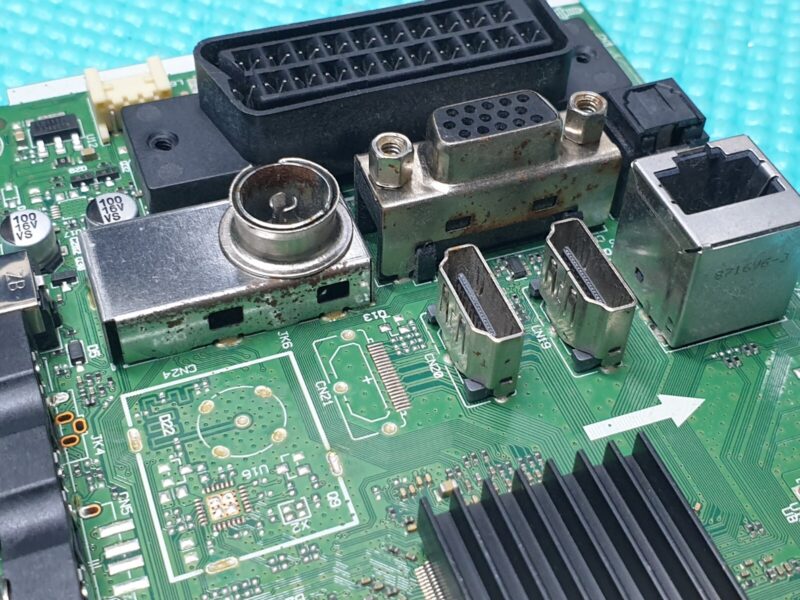 MAIN BOARD MB BUSH DLEDD32265HDDVDBX TV VESTEL 17MB140 23494883 SCREEN:T320XVN02 - Image 4
