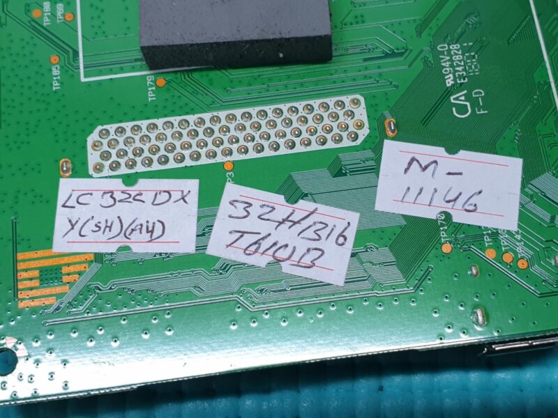 MAIN AV BOARD MB HITACHI 32HB16T61UA 32" LED TV 17MB211 23494195 SCREEN:LC320DXY - Image 4