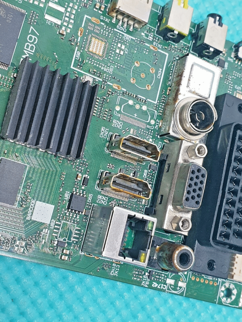 MAIN AV BOARD MB JVC LT-32C655A LED TV VESTEL 17MB97 23287041 SCREEN:LC320DXJ - Image 2
